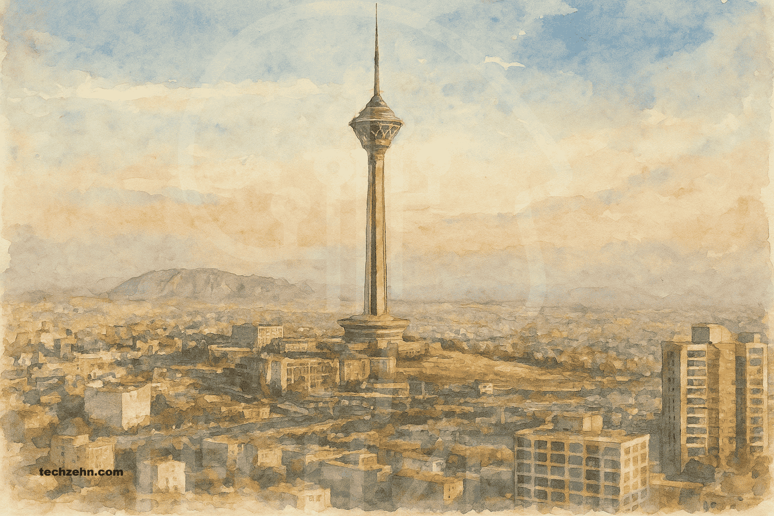 تصویر نهایی پس از تبدیل عکس به نقاشی آبرنگی با ChatGPT