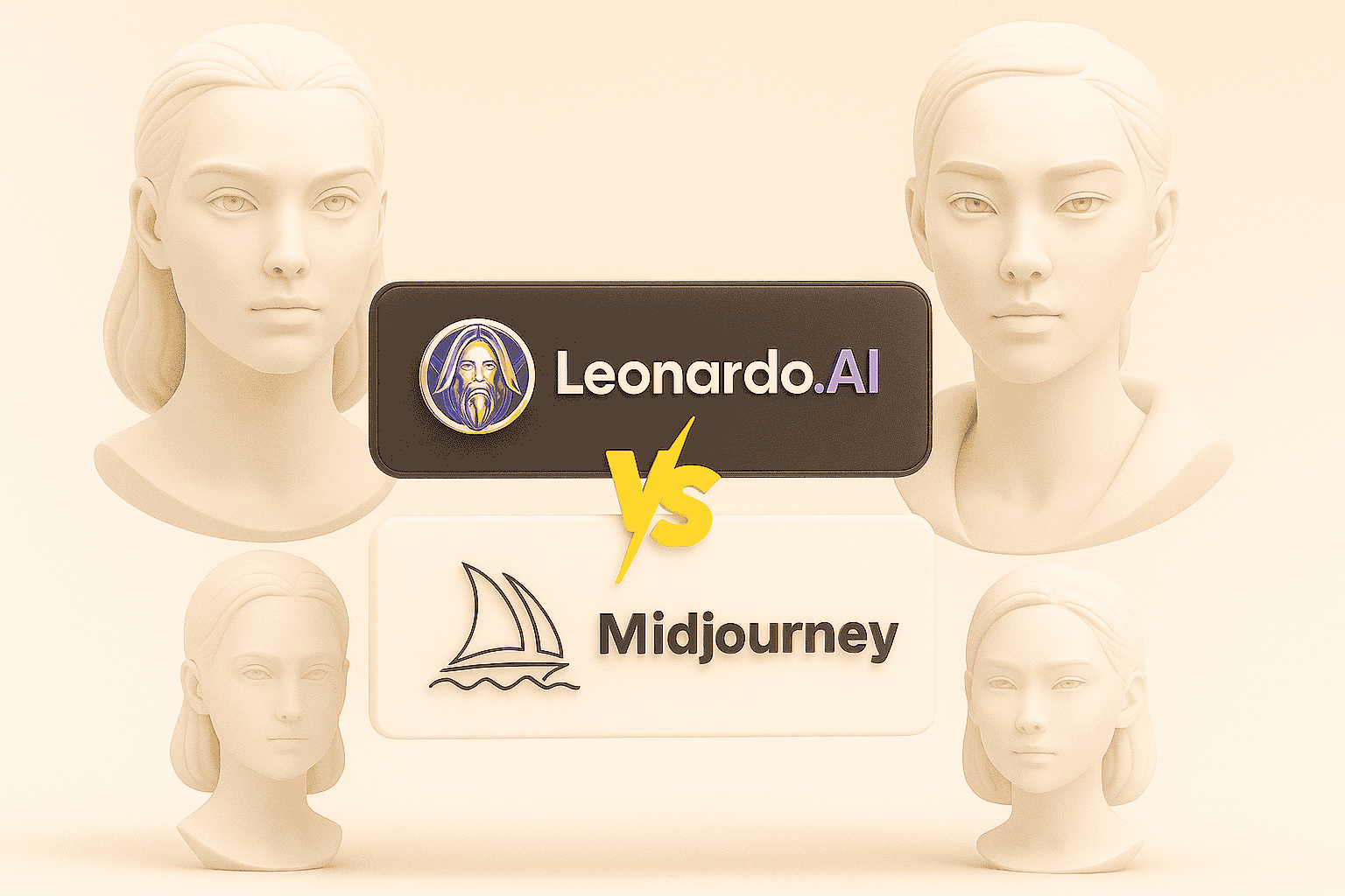 عملکرد هوش مصنوعی ساختن عکس با دو ابزار Midjourney و Leonardo