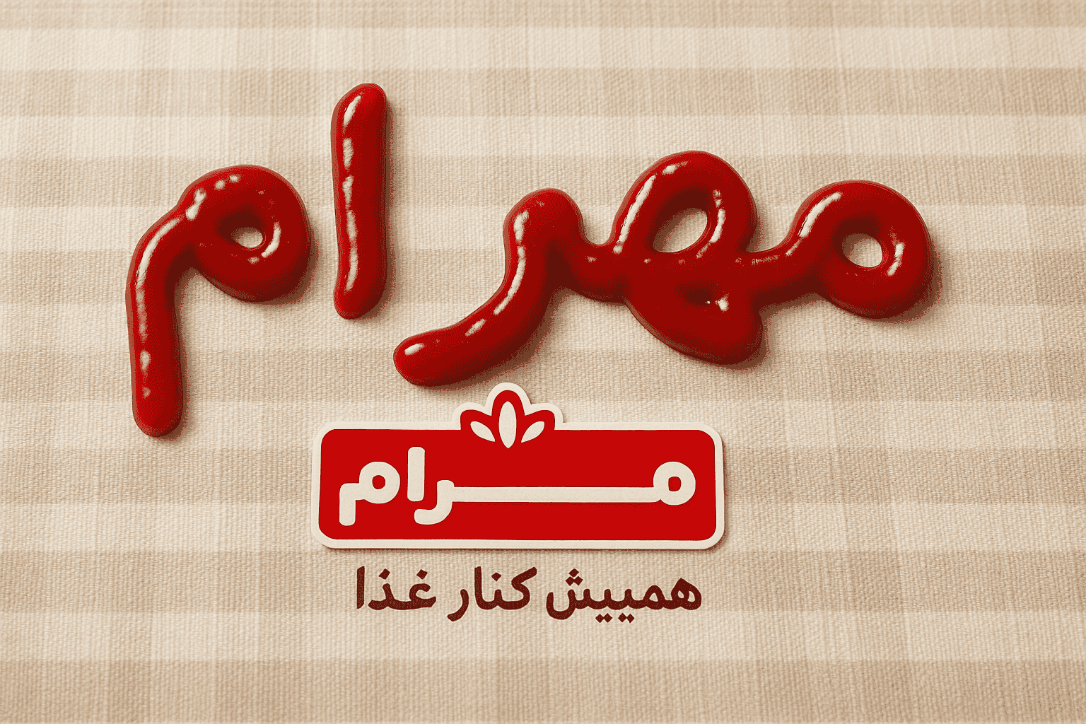 پرامپت تایپوگرافی از برند مهرام