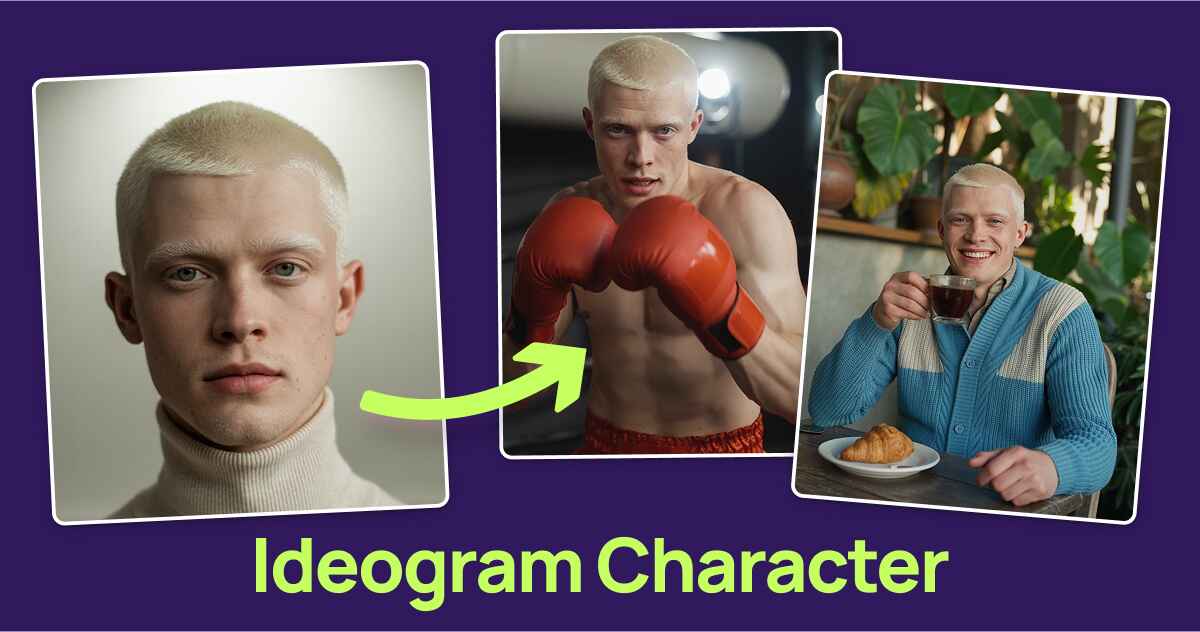 تولید شخصیت دیجیتال با یک تصویر با ابزار Ideogram Character