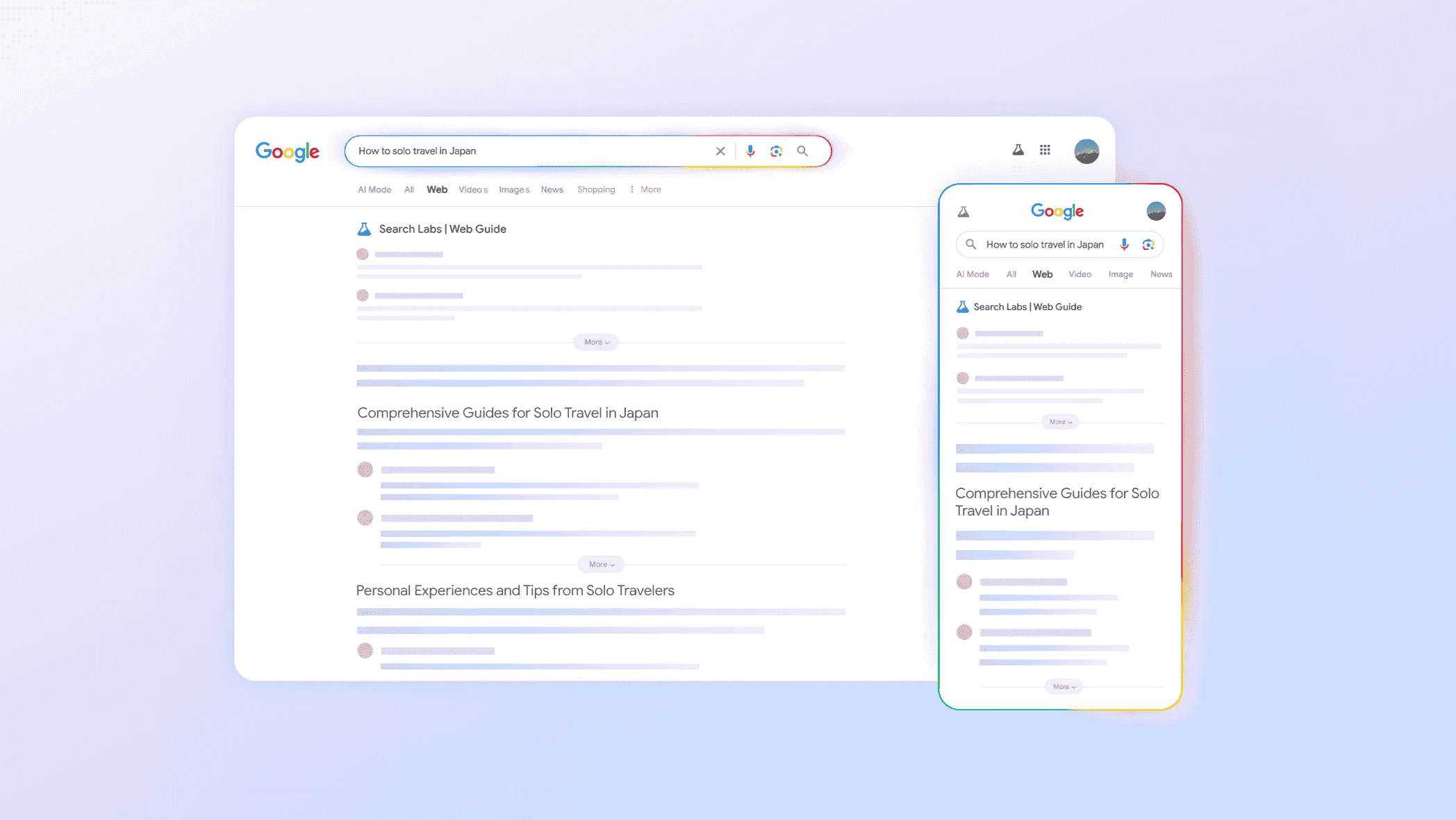 جستوجوی هوشمند با Web Guide گوگل