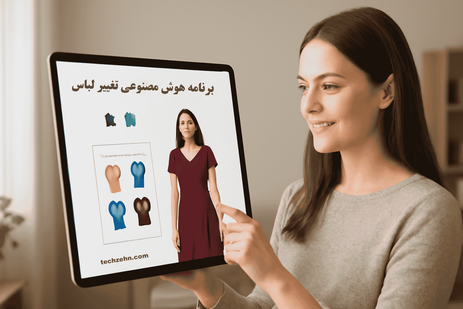 تجربه اتاق پرو مجازی با برنامه هوش مصنوعی
