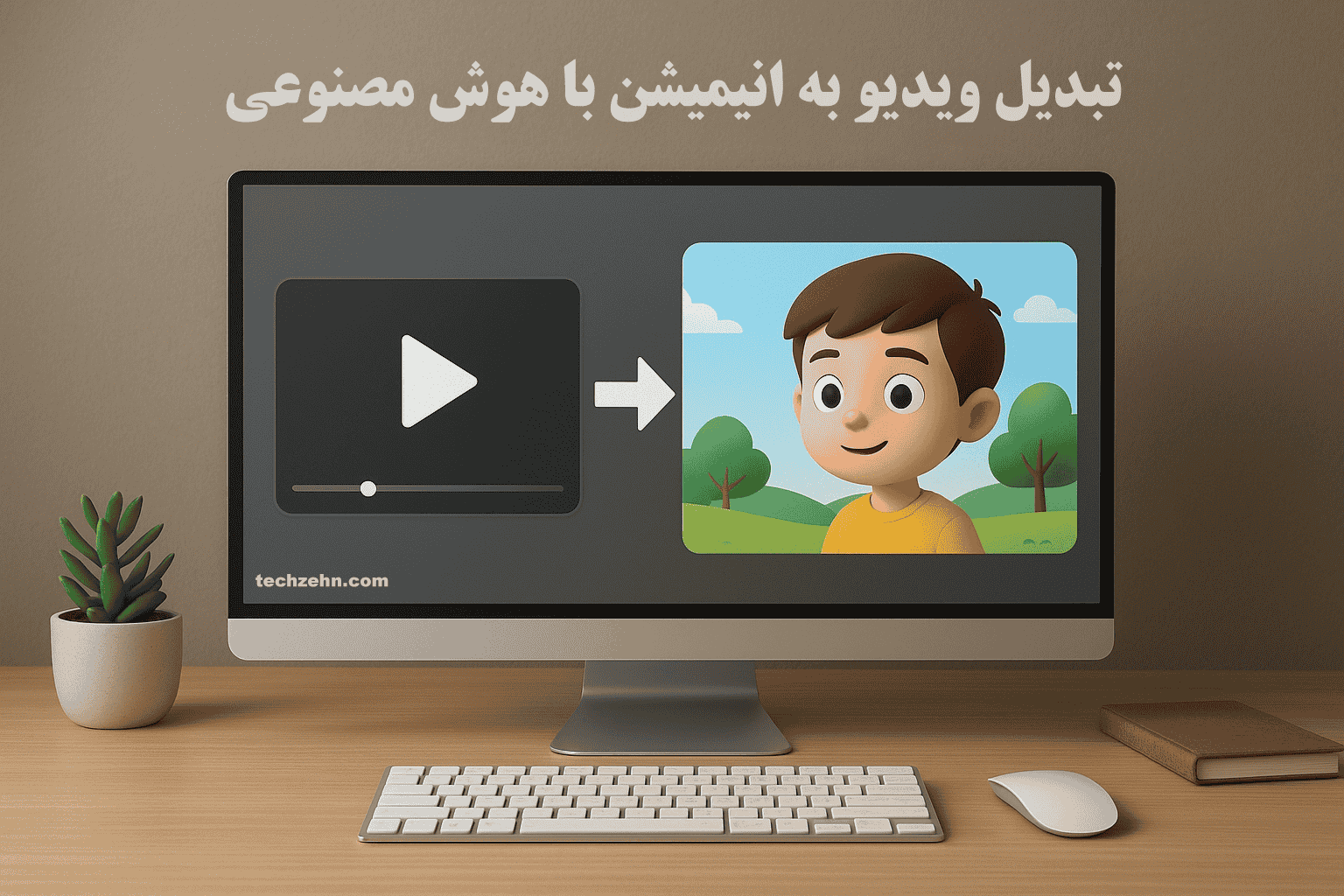 تجربه‌ای تازه از خلاقیت؛ تبدیل ویدیو به انیمیشن با هوش مصنوعی.