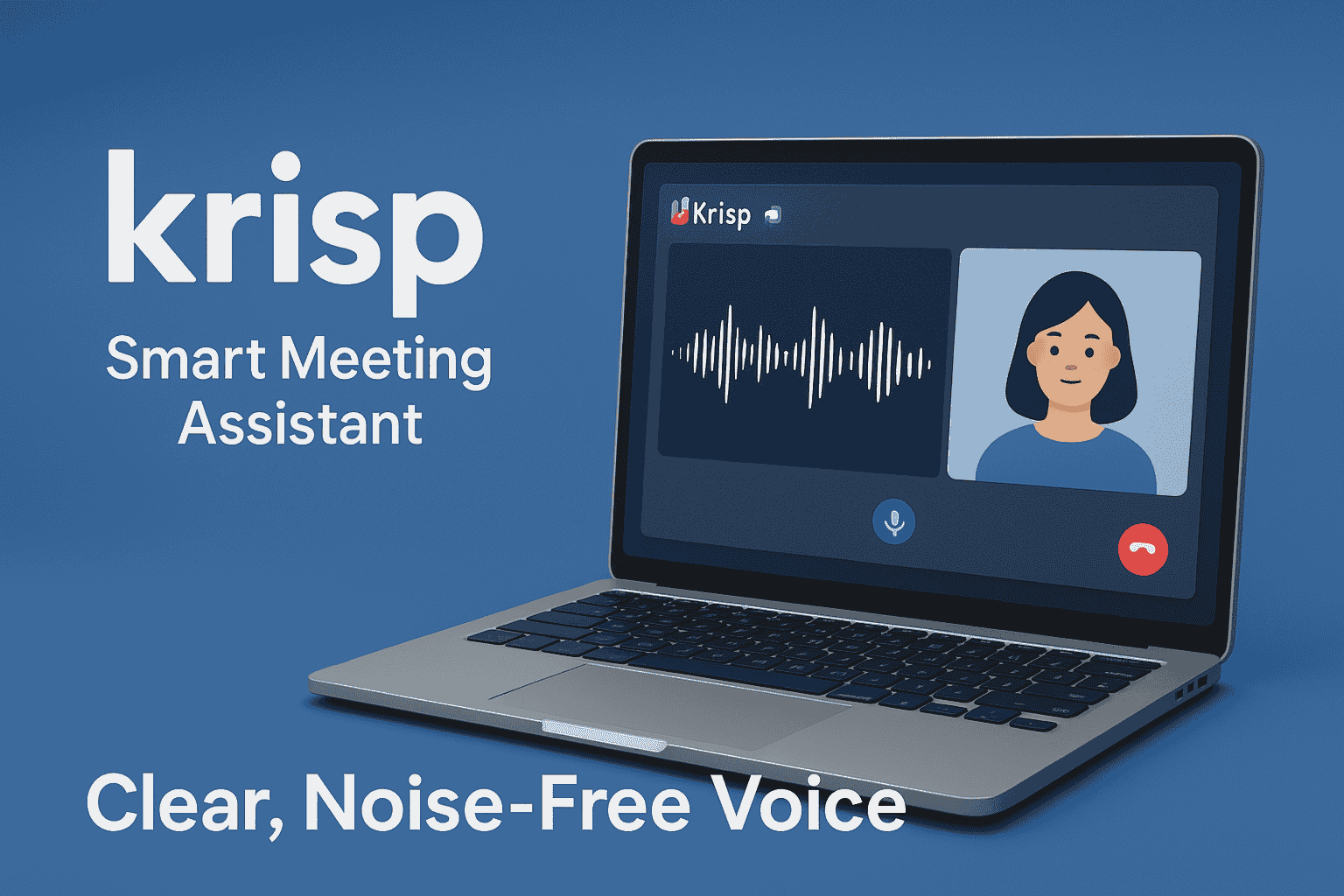با Krisp، دستیار هوش مصنوعی جلسات، همیشه صدایی شفاف و بدون نویز