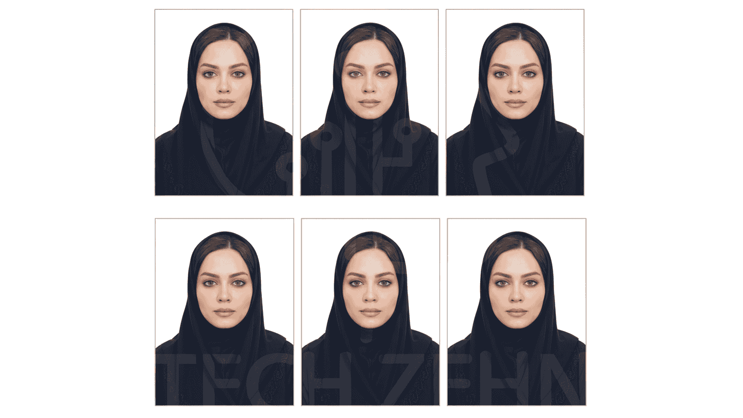 نمونه ۶ عکسه از ساخت عکس پرسنلی با هوش مصنوعی