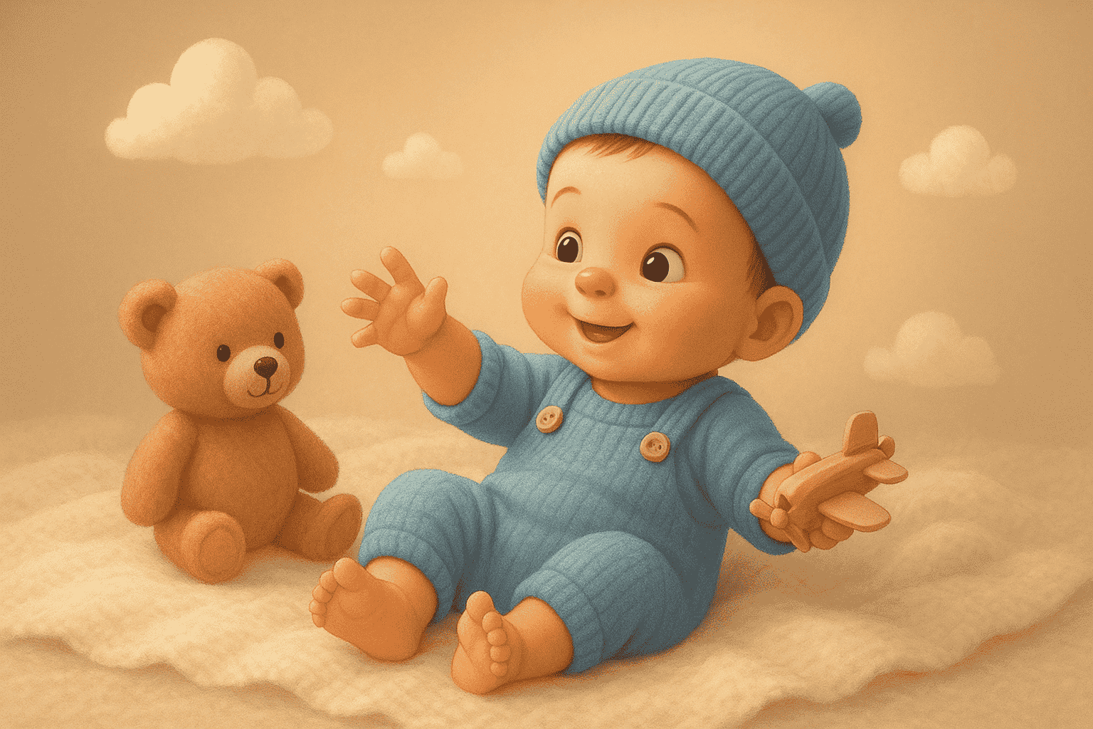 عکاسی خلاقانه از نوزاد با هوش مصنوعی؛ ثبت لحظه‌ای شیرین با پرامپت عکاسی از نوزاد.