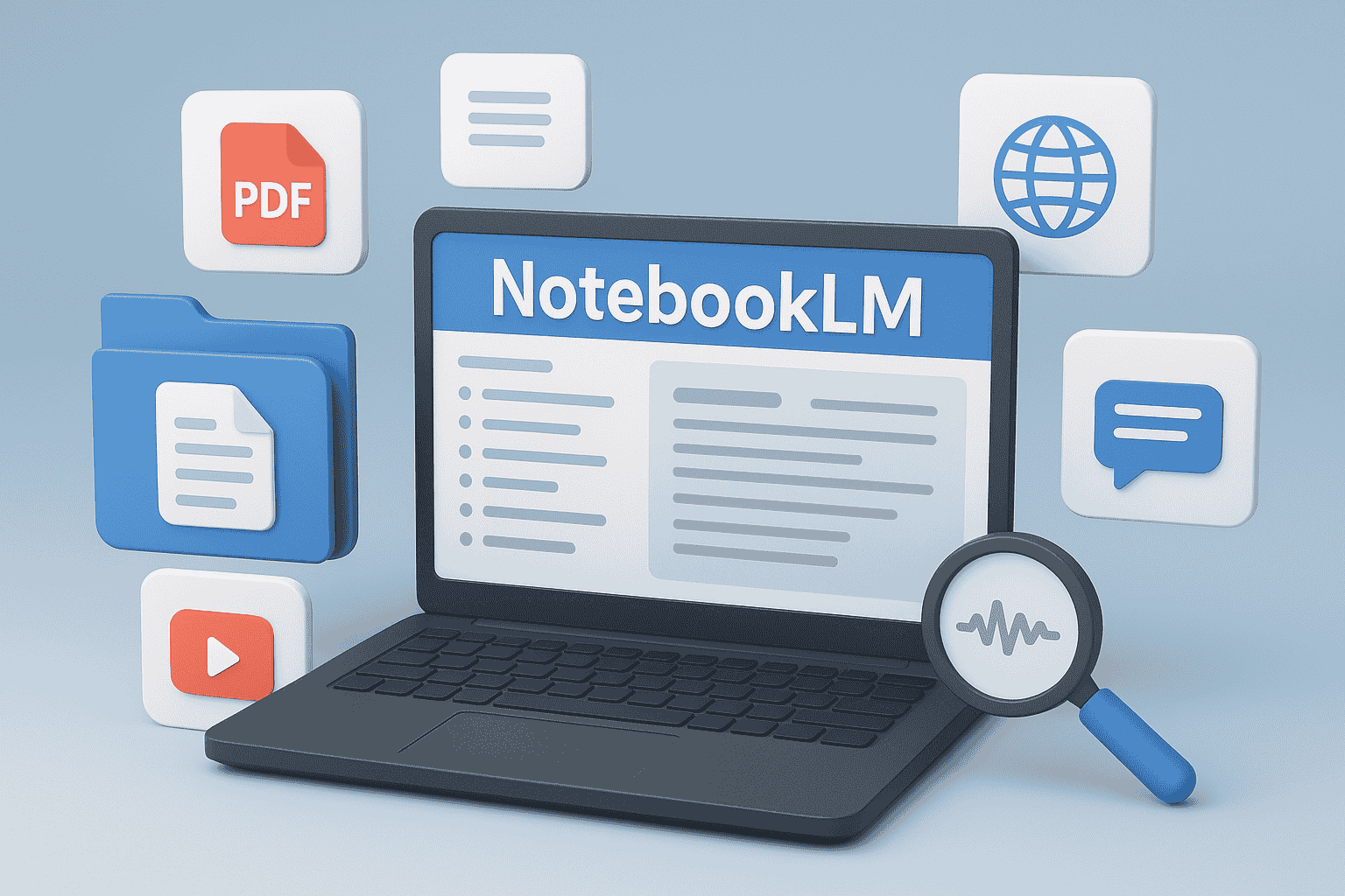 آشنایی با ابزار قدرتمند آموزش NotebookLM و قابلیت‌های تولید محتوای هوشمند آن.