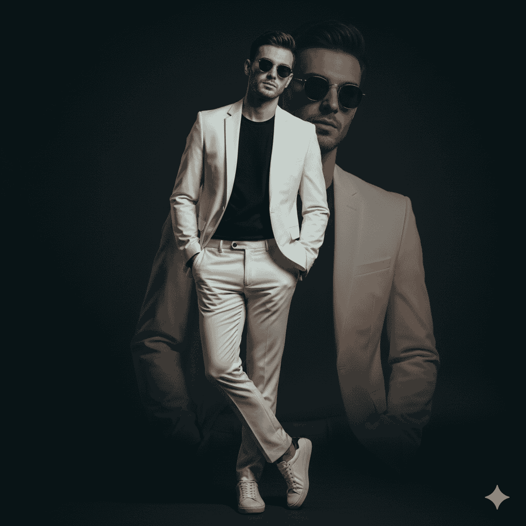 پرتره‌ی کت و شلوار اسپرت از سایت جمینی