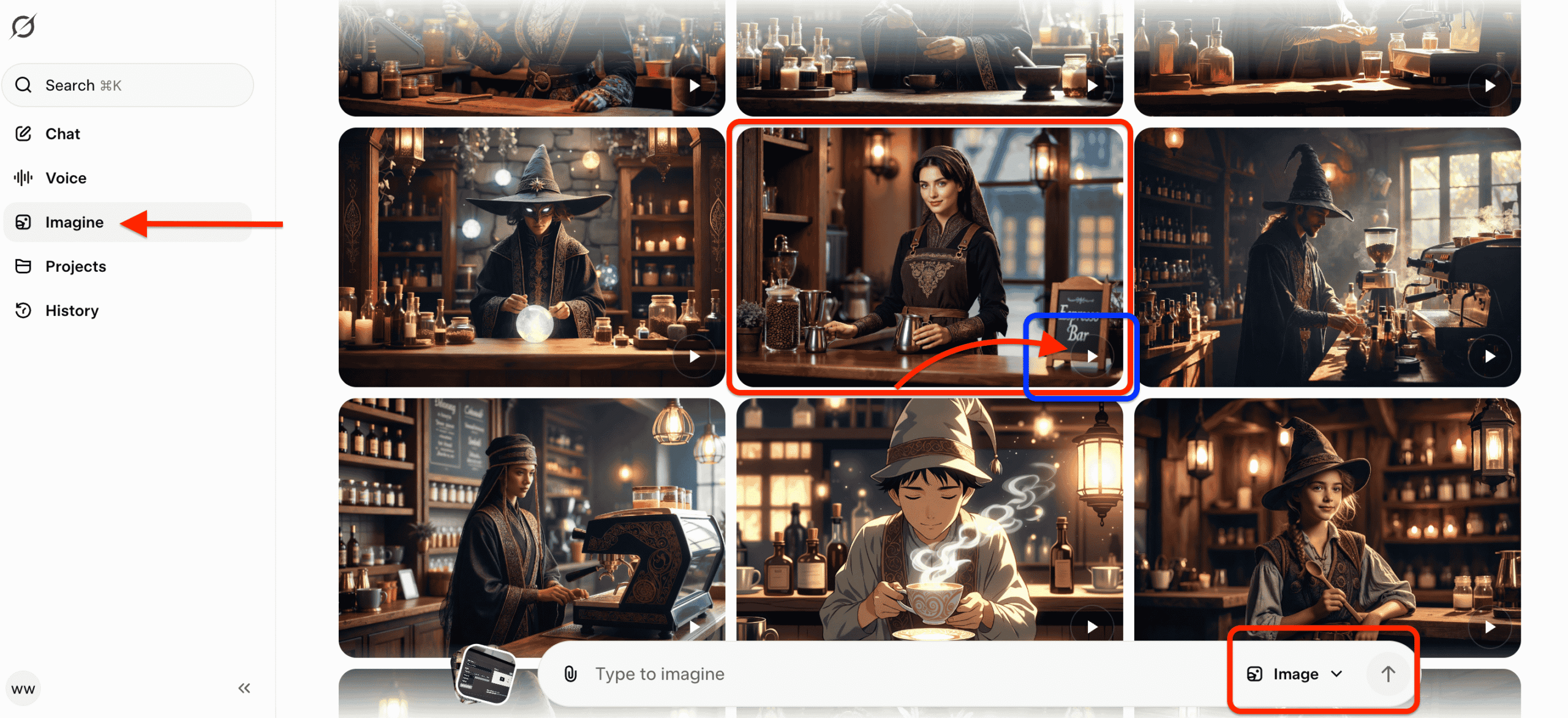 ساخت تصاویر باریستا با گراک برای تولید محتوای ویدیویی