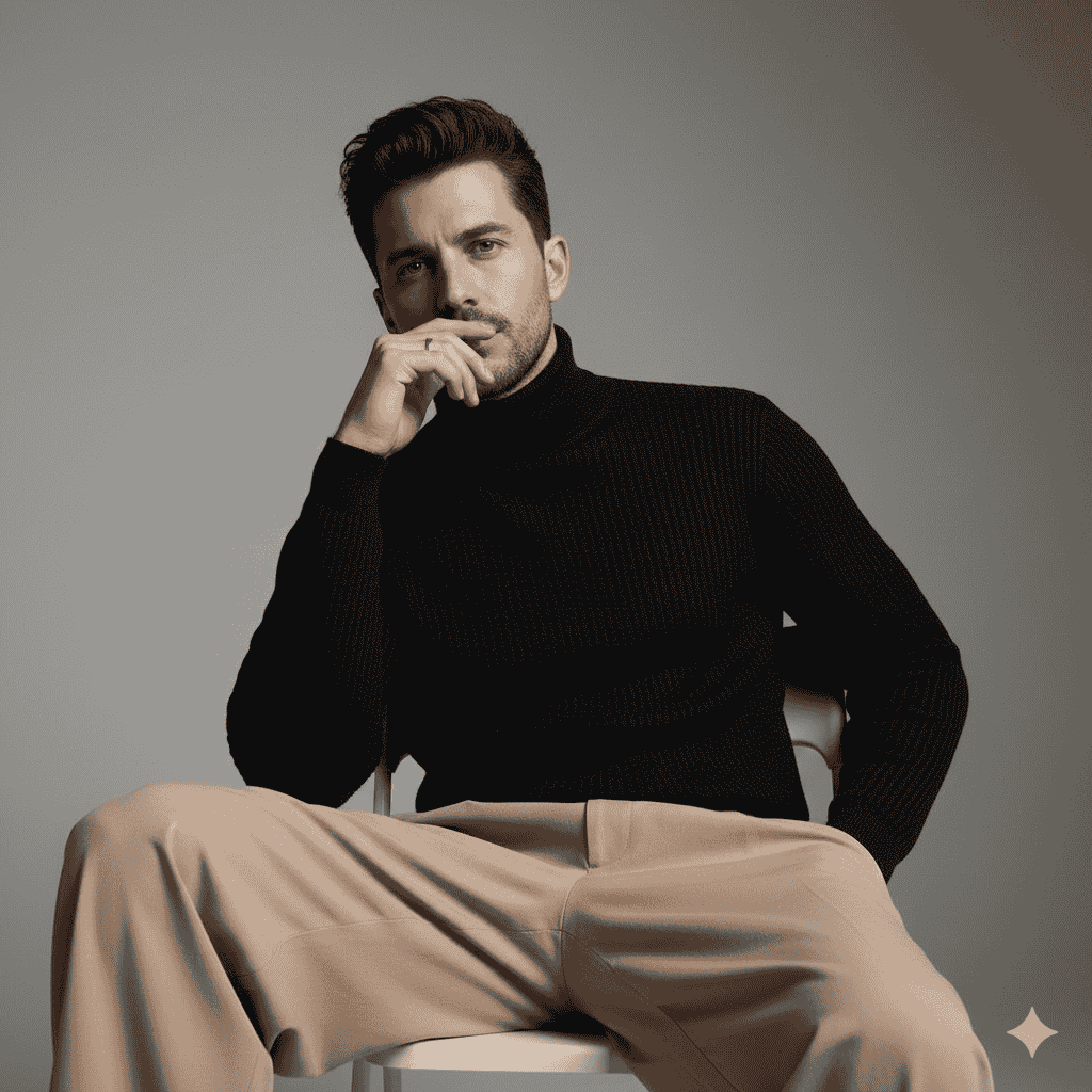 پرتره شیک و مدرن استایل فشن با پرامپت عکاسی با هوش مصنوعی جمنای