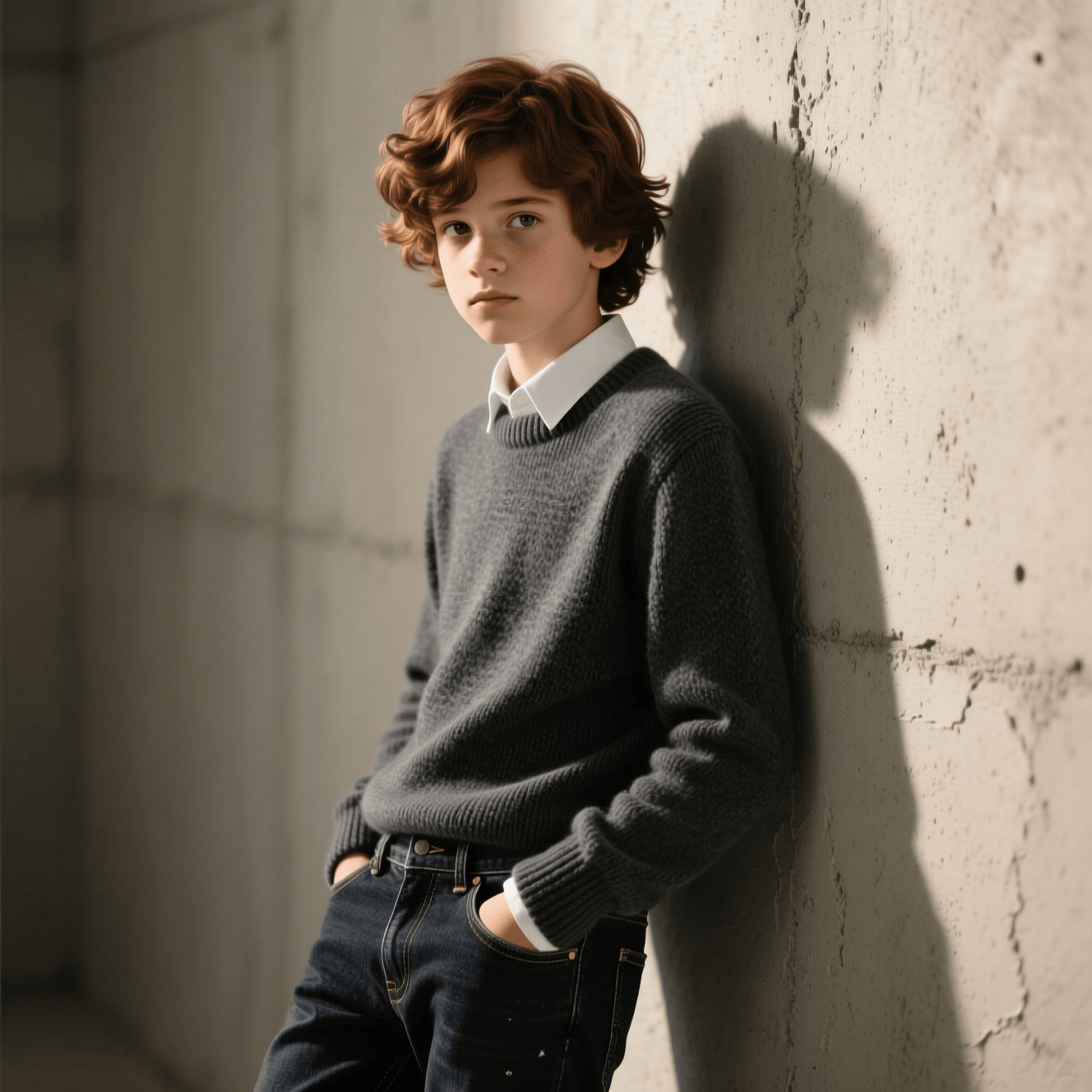 ساخت عکس مدل هنری و متفکر با پرامپت هوش مصنوعی کوئن