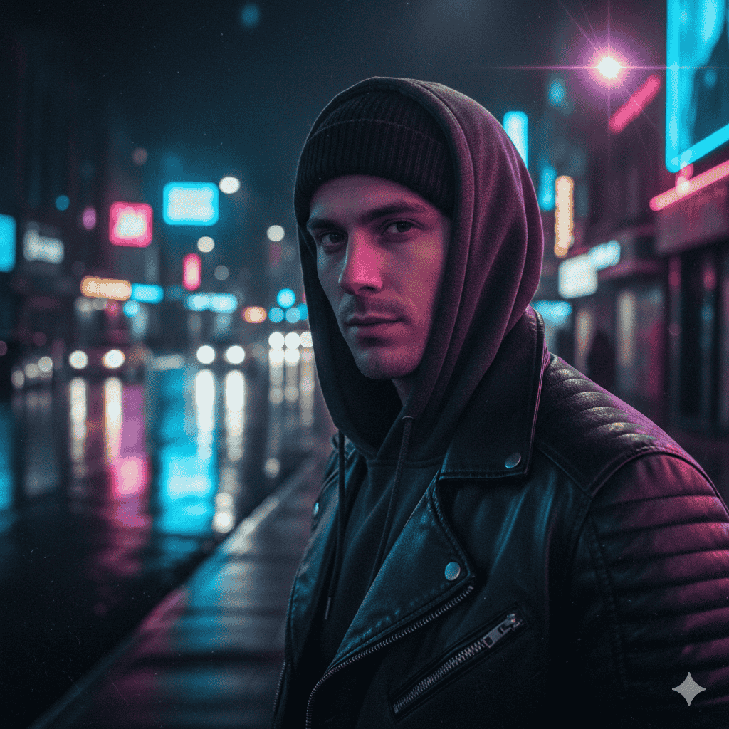 یک عکس پروفایل جذاب و شهری با استفاده از هوش مصنوعی ساخت عکس پروفایل.