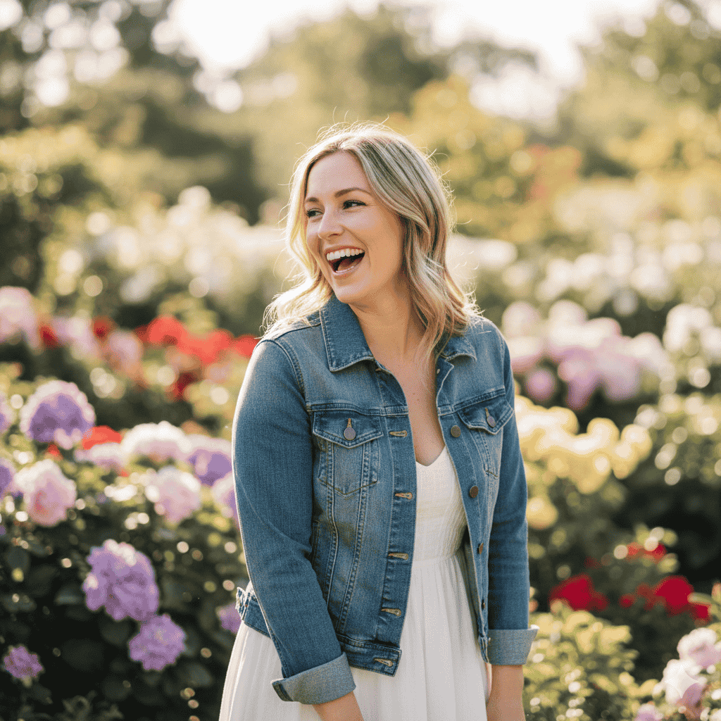 ایجاد یک تصویر شاد و طبیعی با هوش مصنوعی ساخت عکس پروفایل.