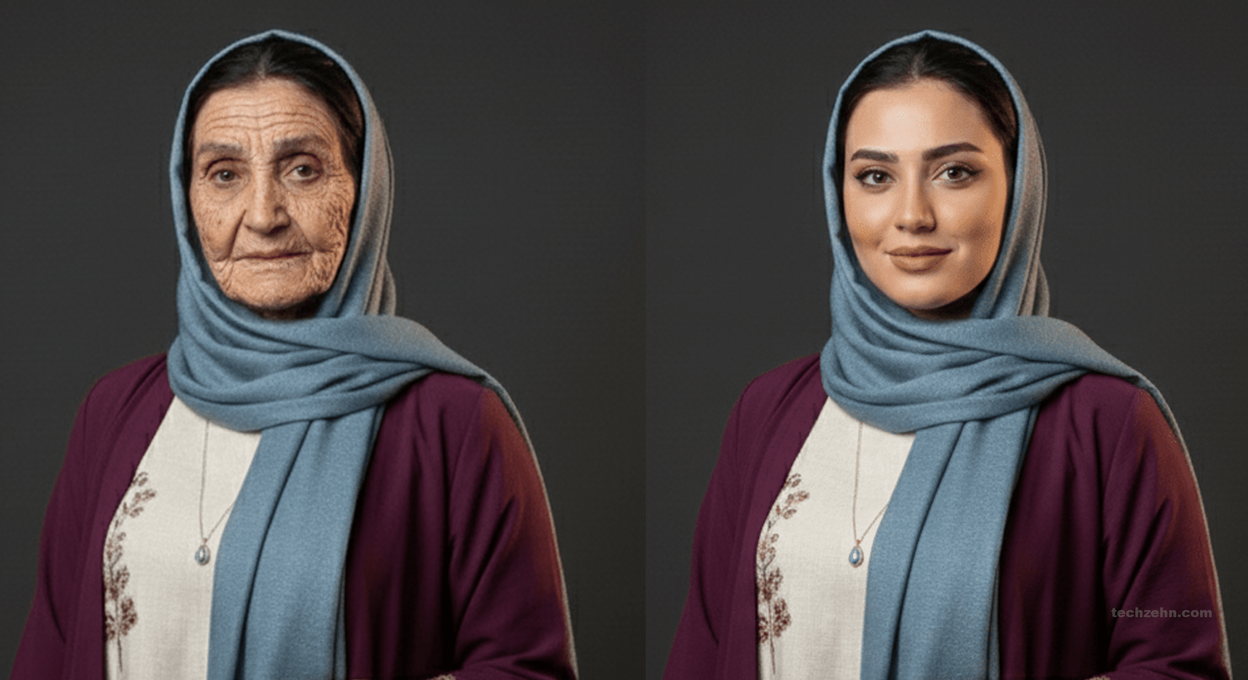 با پیر کردن چهره خود با هوش مصنوعی Gemini ظاهر خود را در کهنسالی ببینید