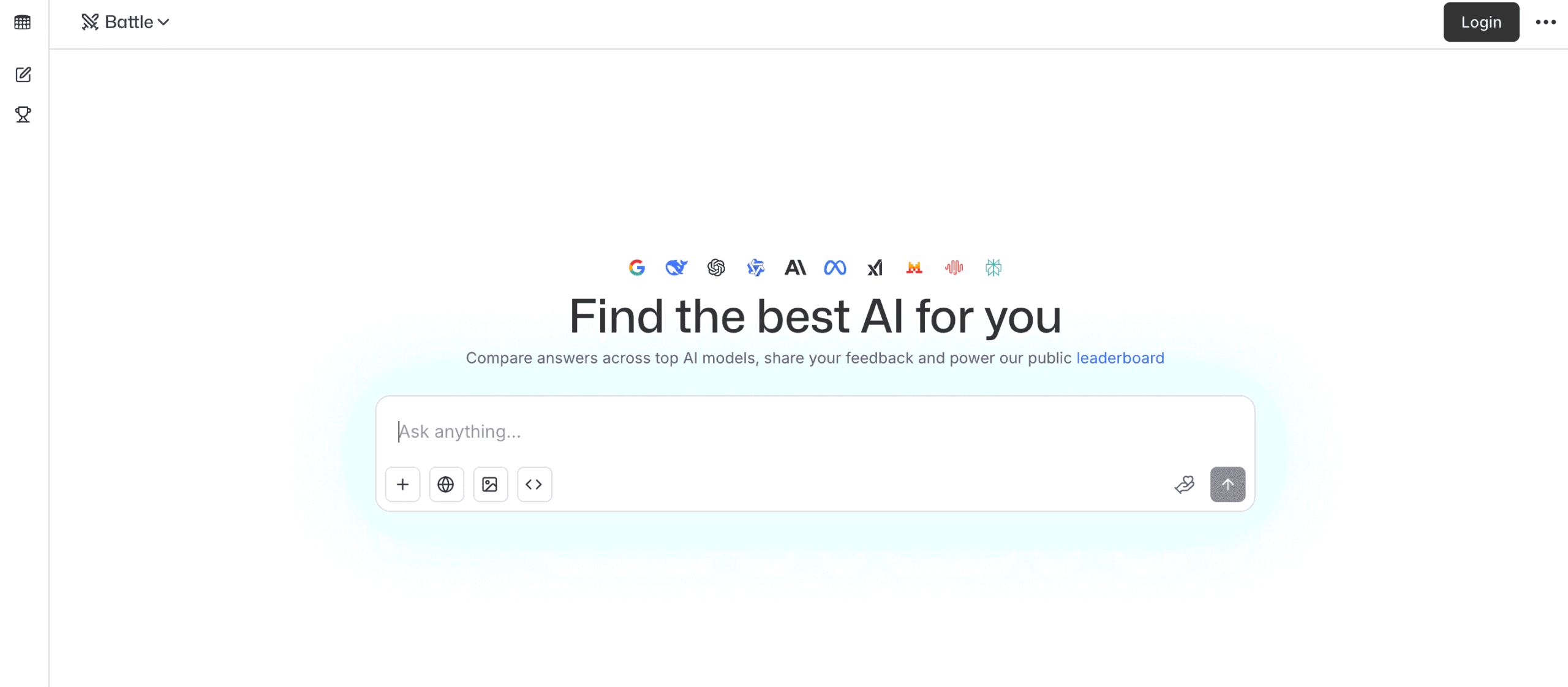 صفحه اصلی هوش مصنوعی رایگان LMArena