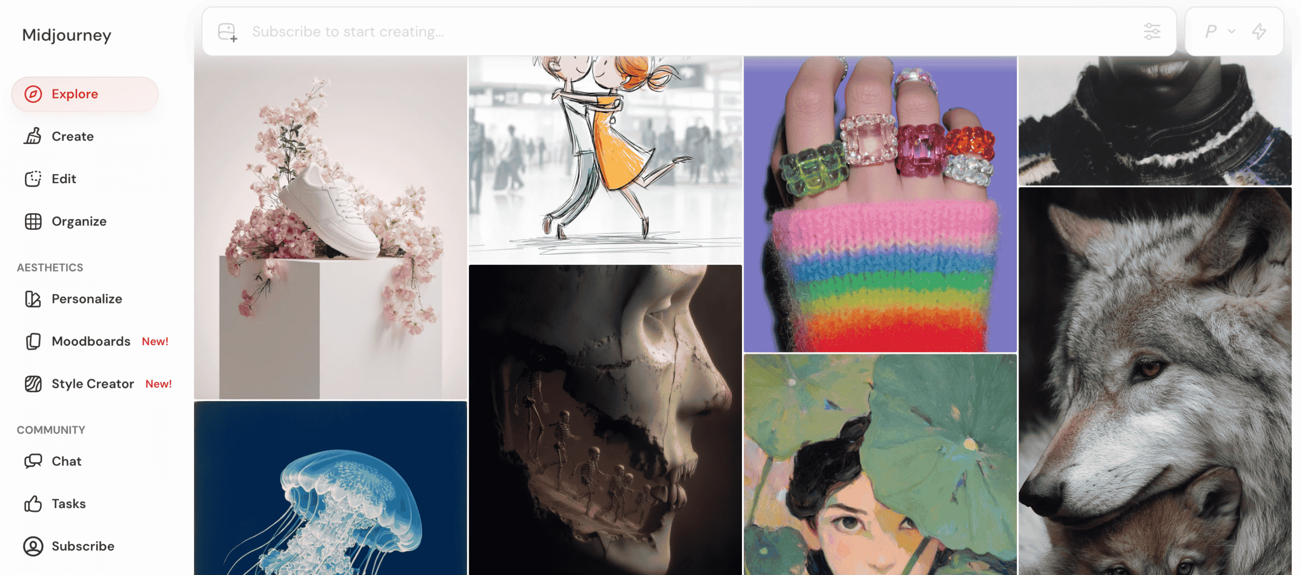 Midjourney به خاطر تولید تصاویر با سبک هنری خاص و جزئیات بالا شناخته می‌شود.