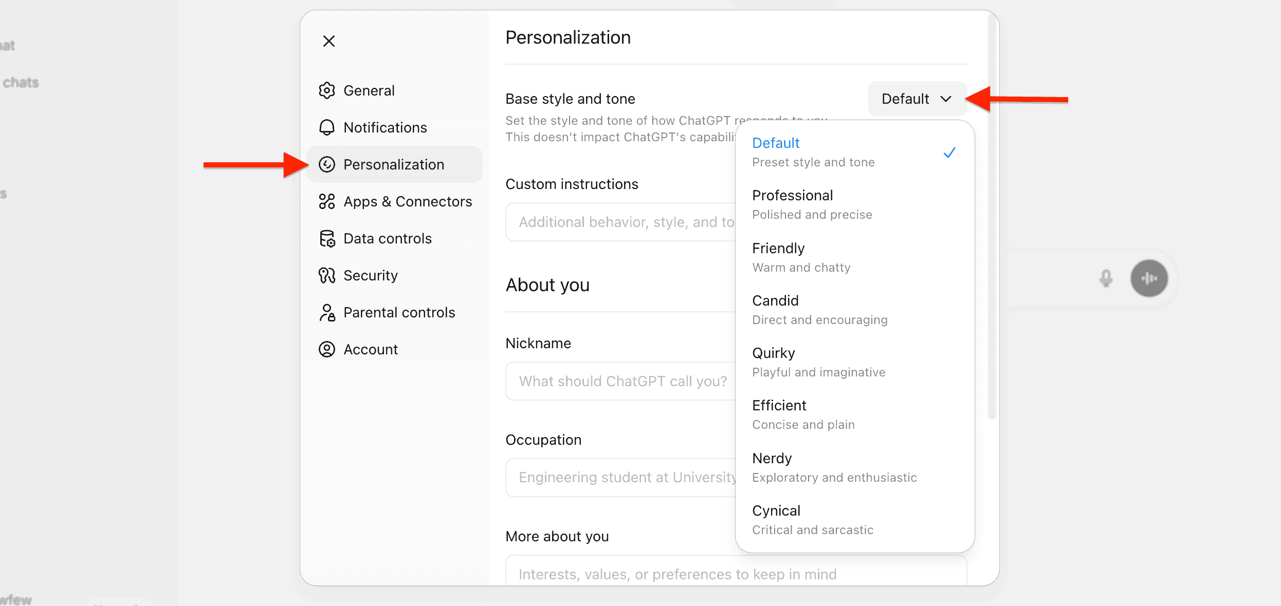انتخاب سبکهای مختلف برای پاسخدهی موثر ChatGPT