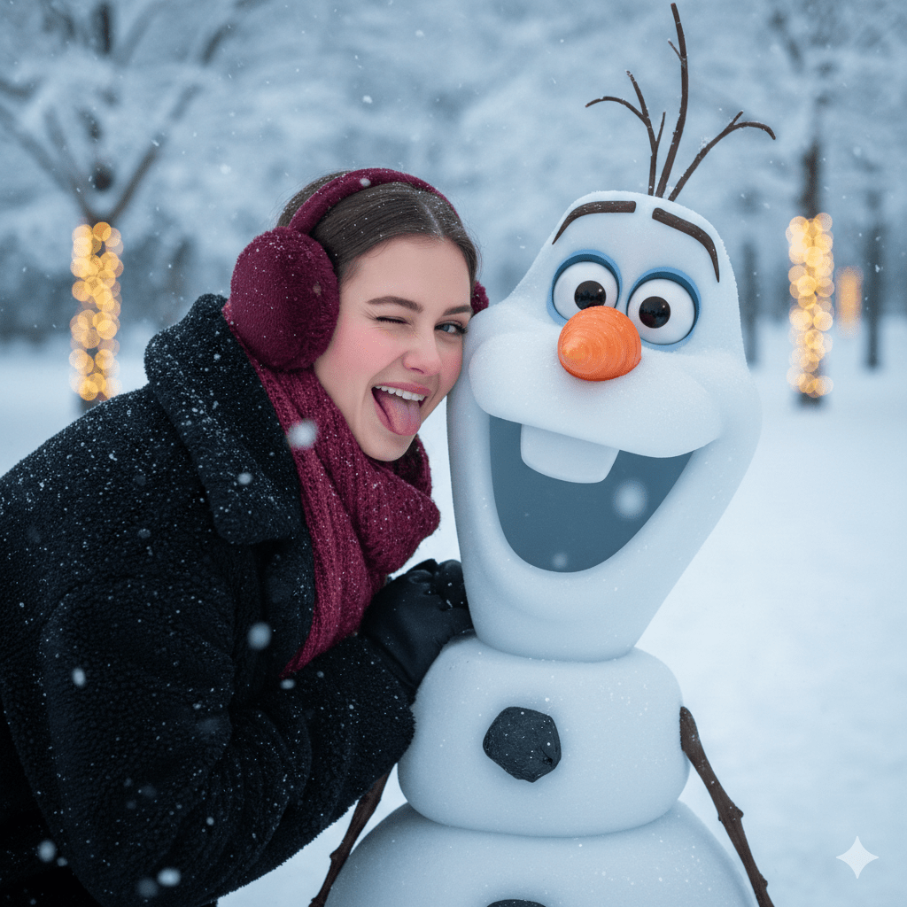 ساخت عکس برفی و زمستانی رایگان به کمک پرامپت هوش مصنوعی جمنای