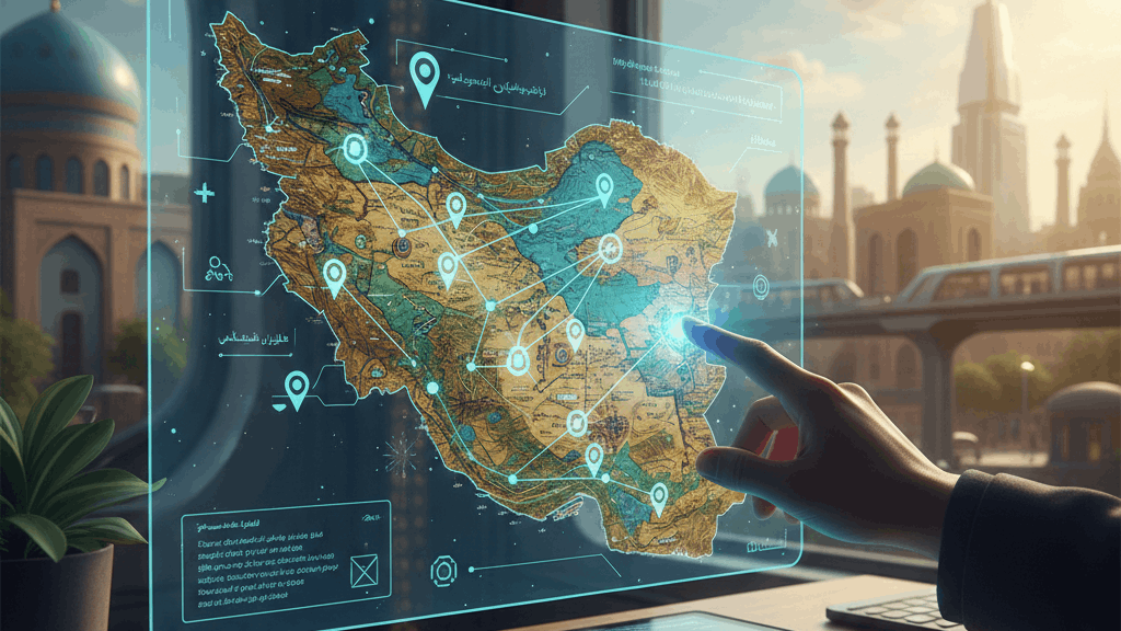 کمک هوش مصنوعی چت جی پی تی در برنامه ریزی سفر در مقاصد پرطرفدار ایران