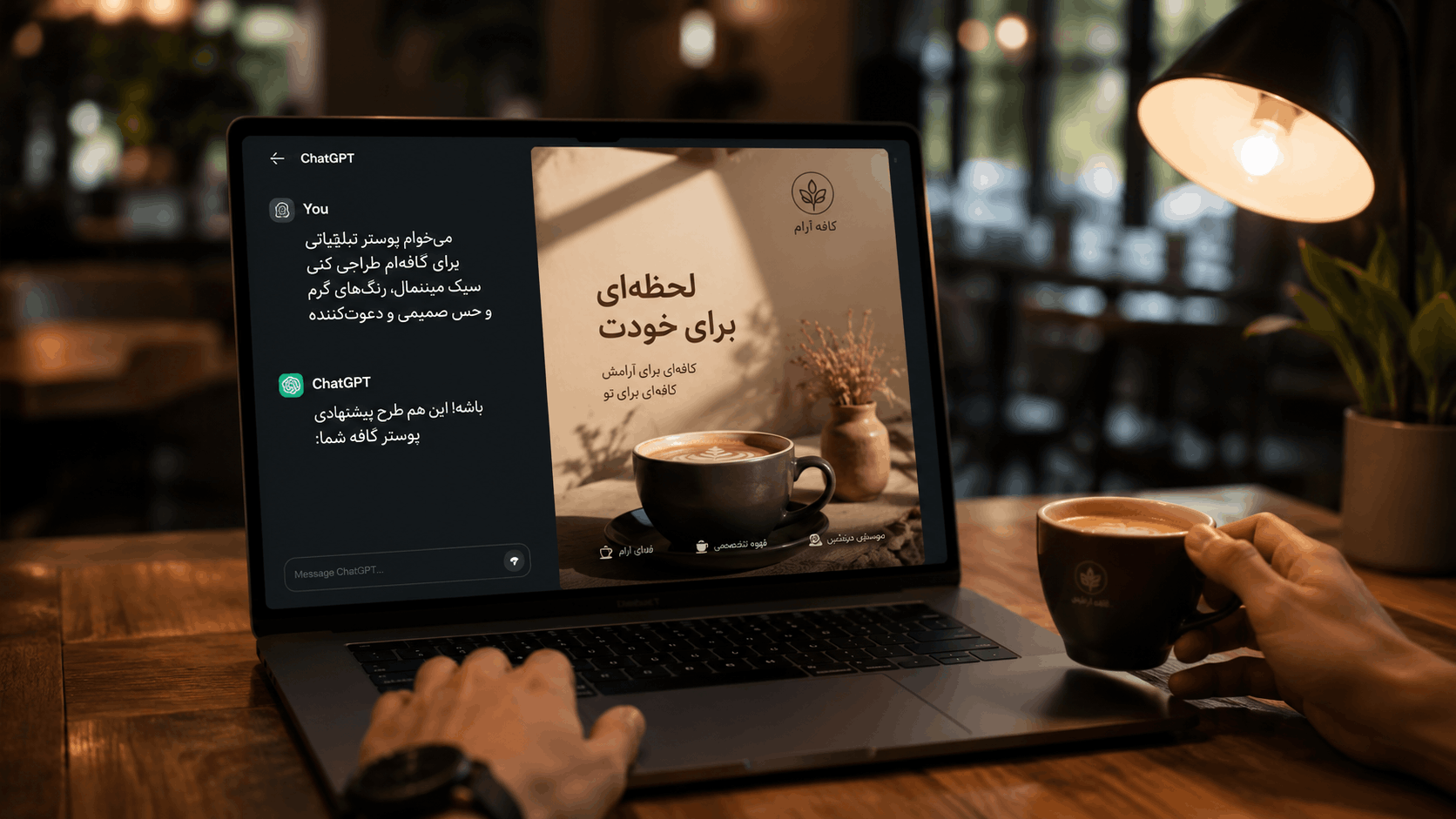 طراحی پوستر با ChatGPT را با یک تکنیک ساده یاد بگیرید